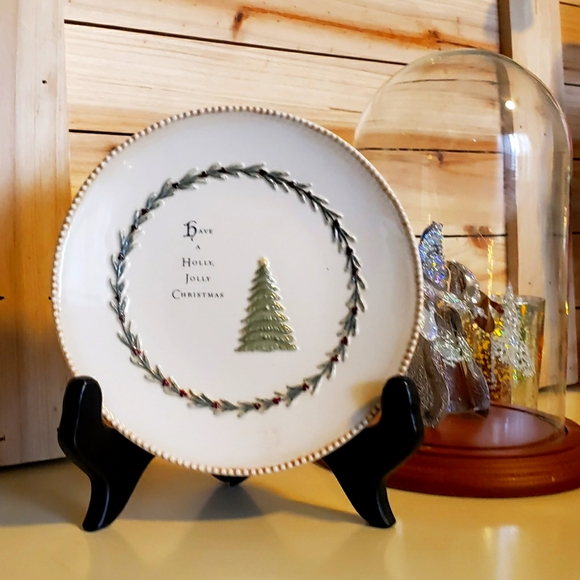 Holly Jolly Christmas Plate